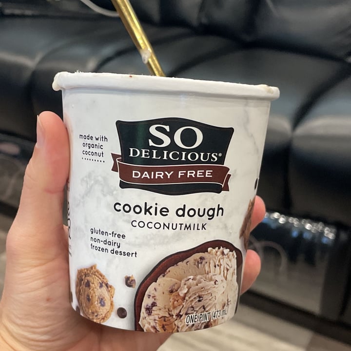 photo of So Delicious Dairy Free Cookie Dough Coconutmilk Frozen Dessert shared by @sallyd17 on  10 May 2022 - review