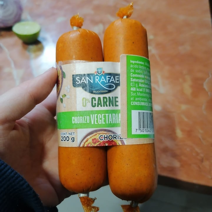 review photo of San Rafael Chorizo vegetariano shared by @luvisanti on 01 Jun 2022 - review