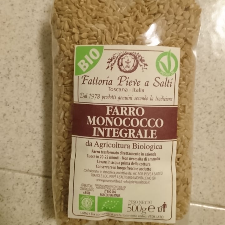 photo of Fattoria Pieve a Salti Farro monococco integrale shared by @valeme on  28 Mar 2022 - review