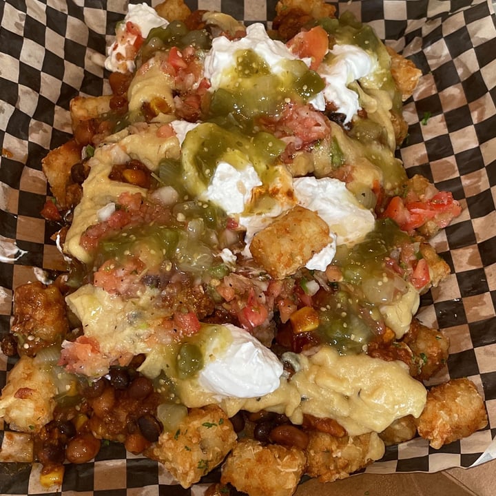 photo of Vegan Junk Food Totchos shared by @herbivoracious on  13 Jul 2022 - review