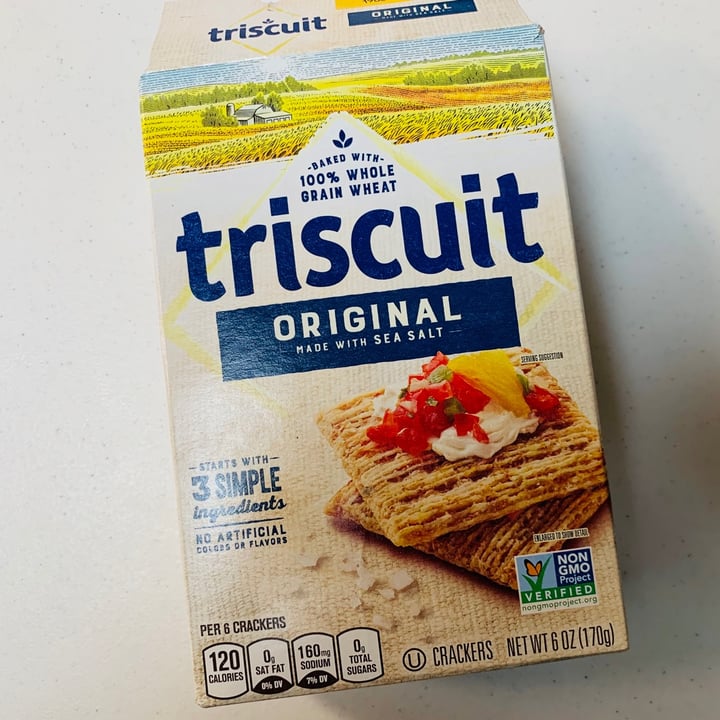 photo of Triscuit Original Triscuit Sea Salt shared by @allhess on  30 Jul 2021 - review