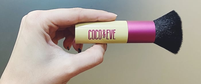Makeup brush from Coco & Eve