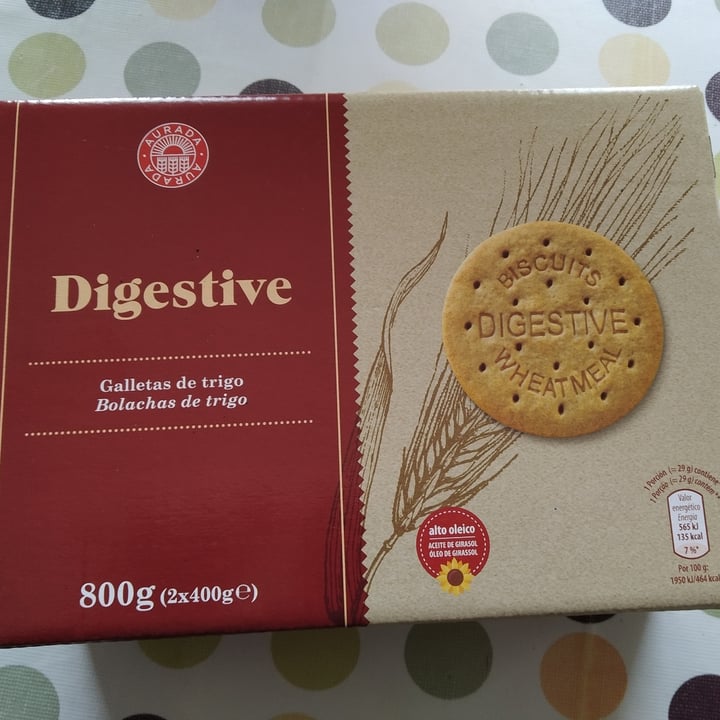 photo of Aurada Galletas avena digestive shared by @veganopedro on  27 Apr 2021 - review