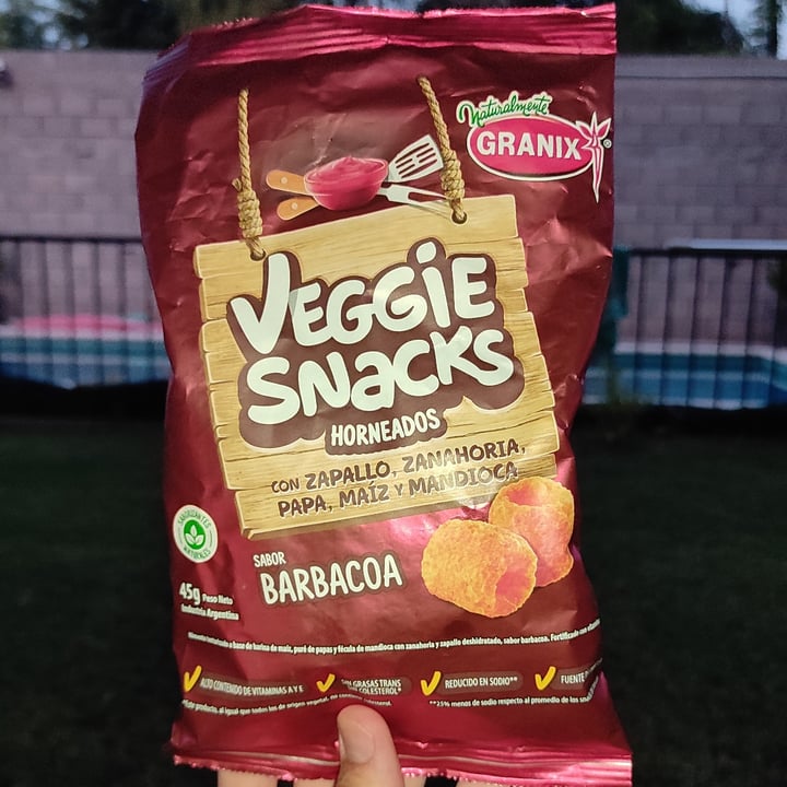 photo of Granix Veggie Snacks Sabor Barbacoa shared by @vegtips on  10 Jan 2022 - review