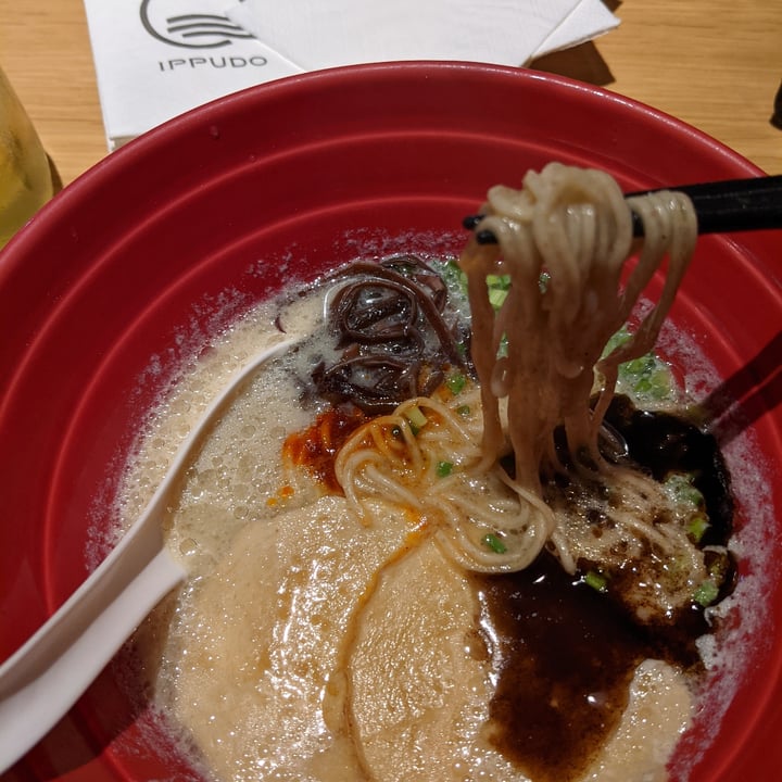 photo of IPPUDO Shaw Centre Plant-based Akamaru 1.0 shared by @shawneofthedead on  07 May 2021 - review