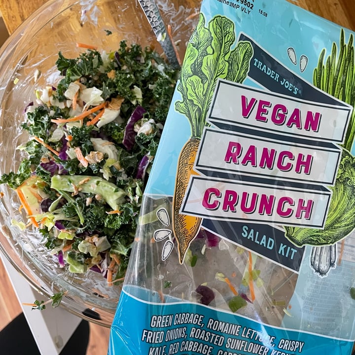 photo of Trader Joe's Vegan Ranch Crunch Salad Kit shared by @naturallyally on  01 Mar 2022 - review