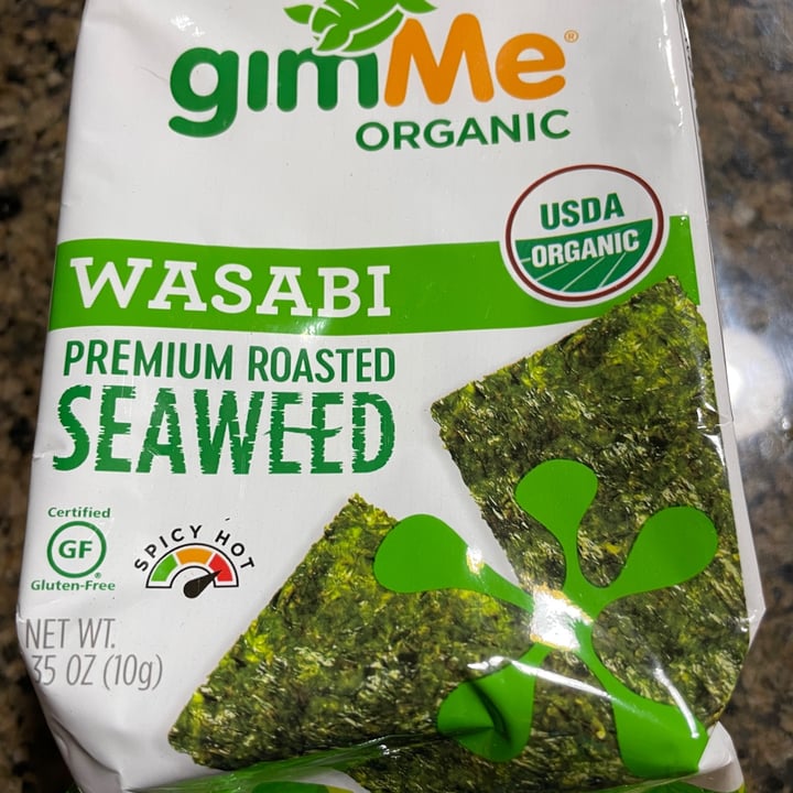 photo of Gimme Organic Wasabi Roasted Seaweed shared by @karenasp on  02 Dec 2021 - review