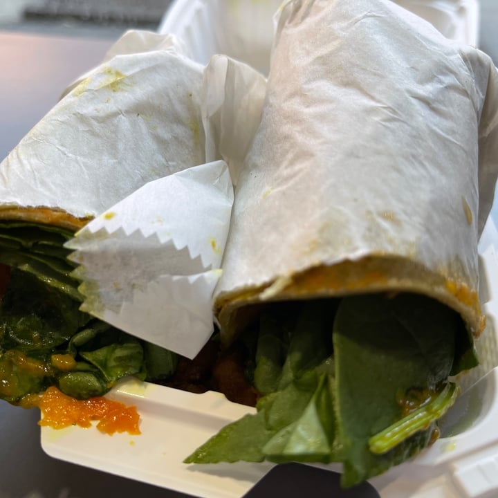 photo of THE LAND of KUSH Curry Chicken Wrap shared by @vjoshi on  18 Jun 2021 - review