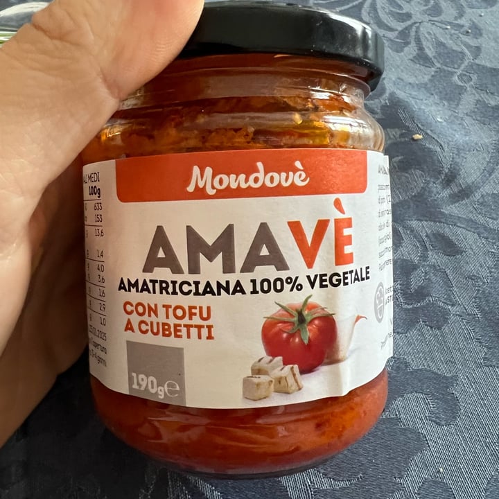 photo of Mondovè Amavè Con Tofu A Cubetti shared by @annaberardengo on  30 Apr 2022 - review