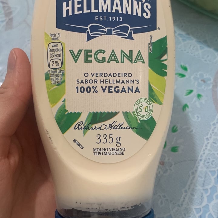 photo of Hellmann’s Maionese Vegana shared by @aninhad on  19 May 2022 - review
