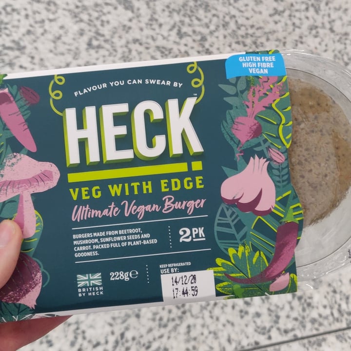 photo of Heck Ultimate Vegan Burger shared by @georgeofearth on  06 Dec 2020 - review