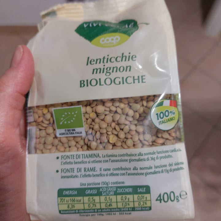 photo of Vivi Verde Coop Lenticchie mignon biologiche shared by @mikiko on  13 Mar 2022 - review