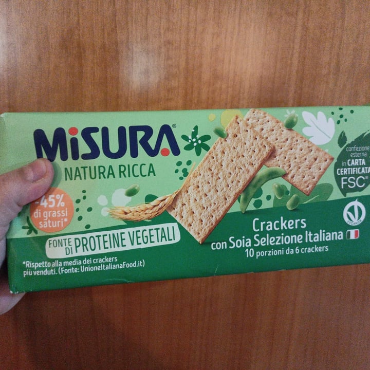 photo of Misura Crackers con Soia Selezione Italiana - Natura Ricca shared by @marinasacco on  09 Mar 2022 - review