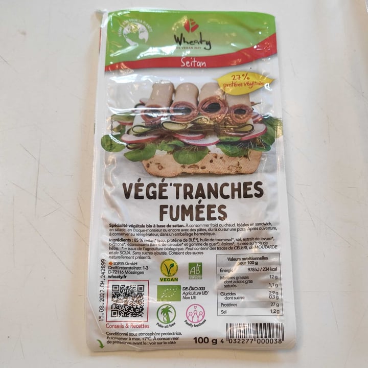 review photo of Wheaty Végé tranches fumées shared by @ossanna on 10 May 2022 - review