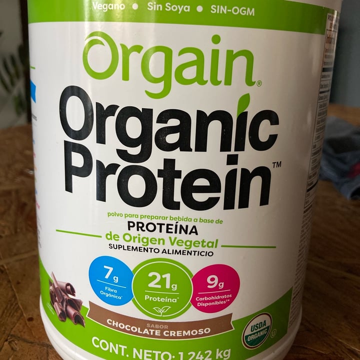 review photo of Orgain Organic Plant Based Protein Powder Creamy Chocolate Fudge shared by @perellodaniela on 02 Nov 2022 - review