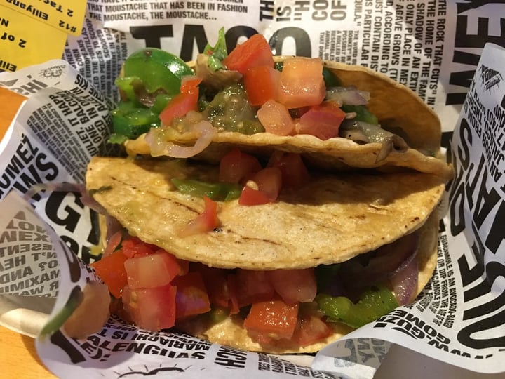 photo of Guzman Y Gomez Sautéed Vegetables with Guacamole Tacos (Veganized) shared by @vishakha on  15 Oct 2018 - review