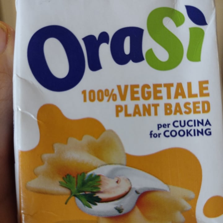 photo of OraSí 100% vegetale per cucina shared by @valeriacinollo on  26 Jun 2022 - review
