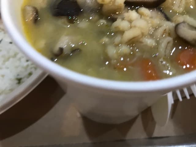菜肴“Mushroom Barley Soup”的照片