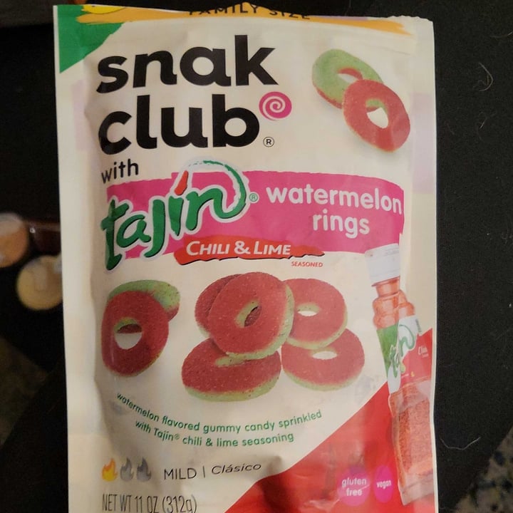 photo of Snak Club Tajin Watermelon Rings shared by @izzyiris on  10 May 2022 - review