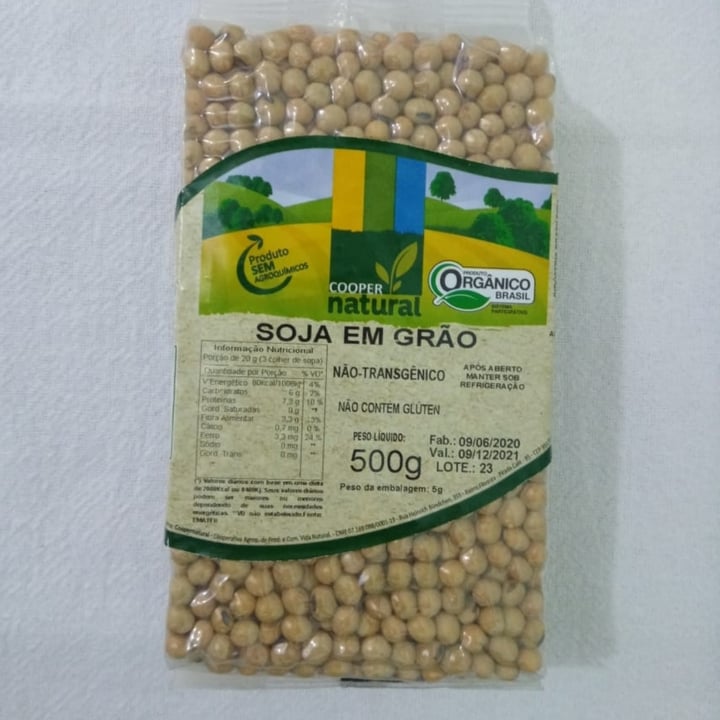 photo of Coopernatural Soja orgânica em grão shared by @marcelocaramello on  12 May 2022 - review