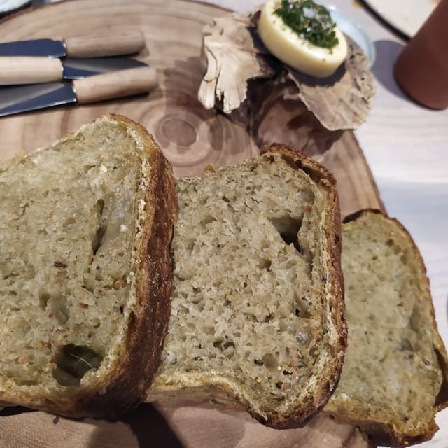 Foto do prato “Pan de centeno”