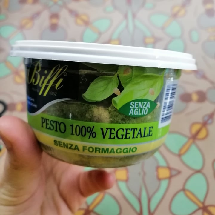review photo of Biffi Pesto 100% Vegetale Senza Formaggio shared by @vegaia29 on 15 Dec 2021 - review
