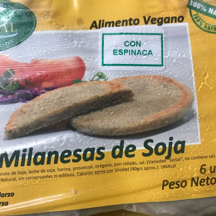 photo of Natural Green Milanesas de soja con espinaca shared by @candeballesta on  15 Sep 2022 - review