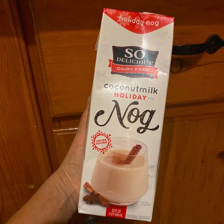photo of So Delicious Dairy Free Holiday Nog Coconutmilk shared by @sirenaterrenal on  10 Dec 2019 - review