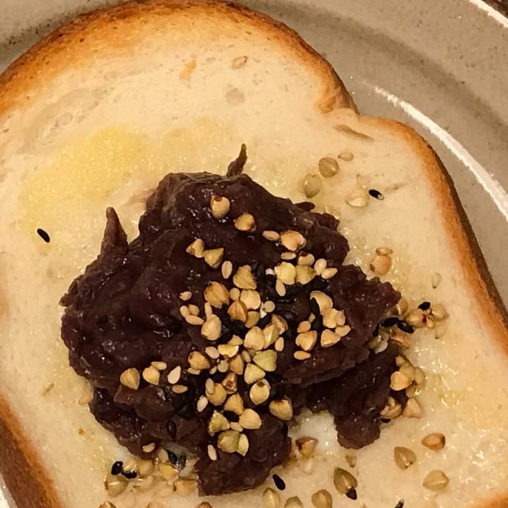 photo of Guesthouse akicafe inn Red bean paste on rice flour toast shared by @angelinaoguma on  05 Jul 2019 - review