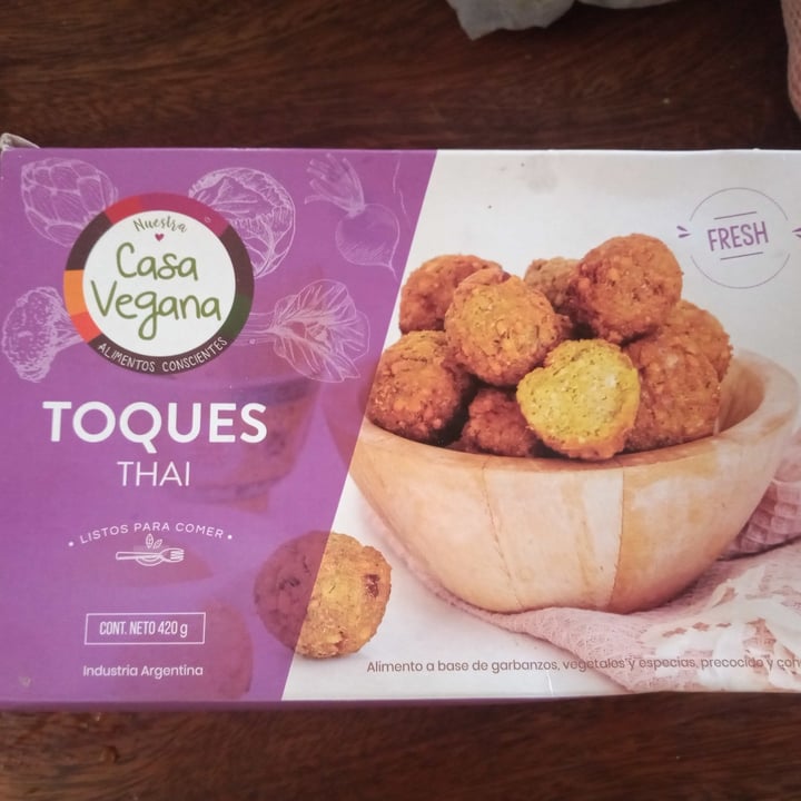 review photo of Casa Vegana Albóndigas Thai de lentejas shared by @tierramarycielo on 04 Nov 2022 - review