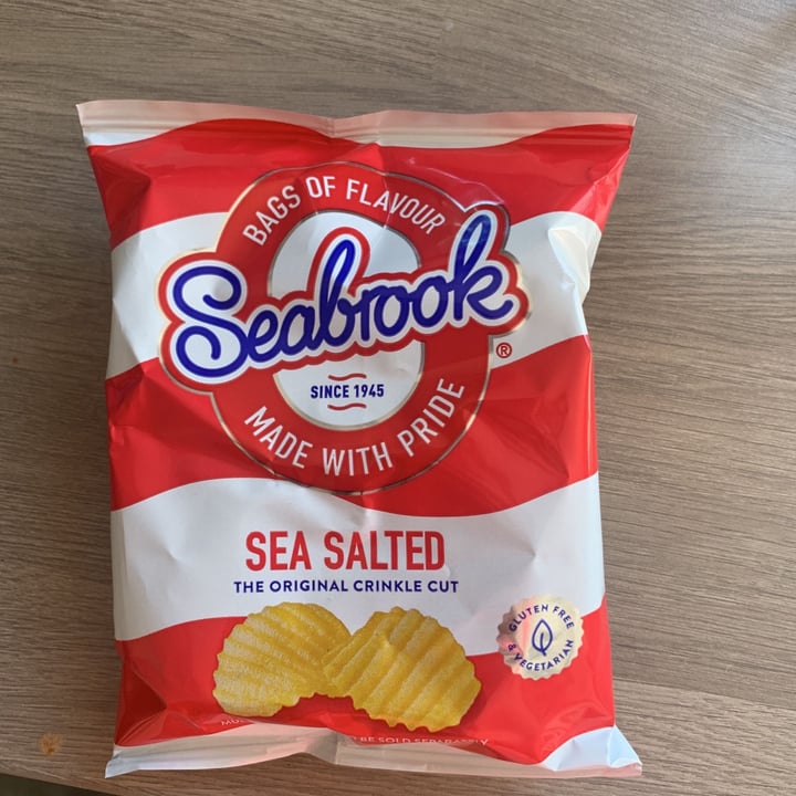 review photo of Seabrook sea salted crisps shared by @beckyharrower on 30 Apr 2021 - review