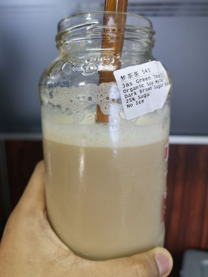photo of Mong Cha Cha Cafe 梦茶茶 Jasmine Green Tea Organic Soy Mylk Dark Brown Sugar Boba shared by @raffymabanag on  13 Feb 2020 - review