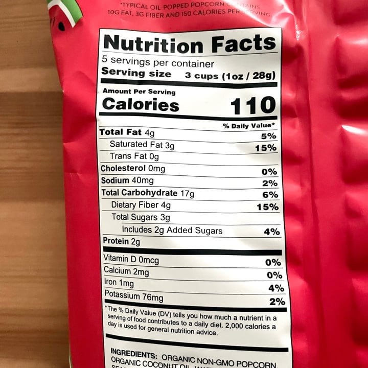 photo of Lesser Evil Snacks Watermelon Hibiscus Popcorn shared by @aqualing on  22 Jun 2021 - review