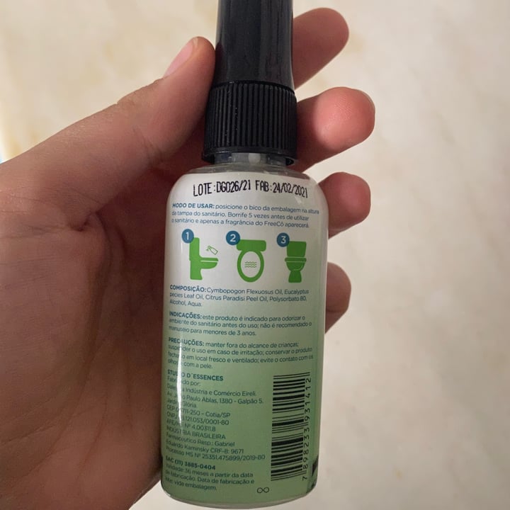review photo of FreeCo Odorizador sanitário - original shared by @marisalix on 24 Apr 2022 - review