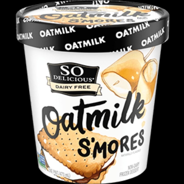 photo of So Delicious Dairy Free Oatmilk S’mores Frozen Dessert shared by @duddah69 on  14 Nov 2022 - review