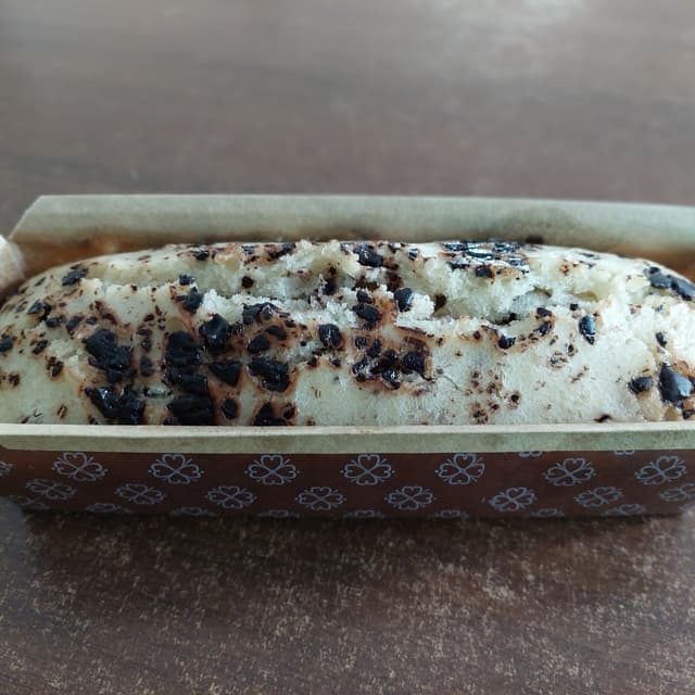 Foto del plato “Budín de banana y chocolate”