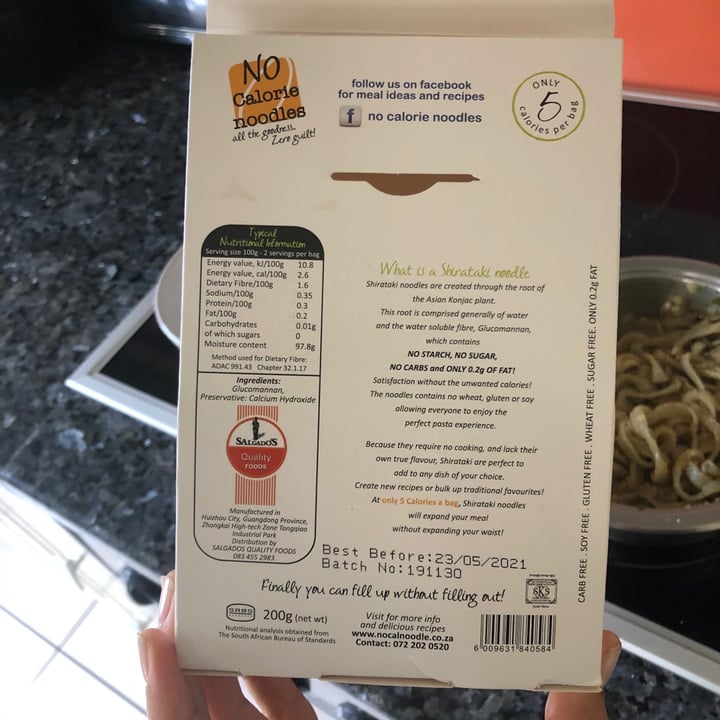 photo of No calorie noodles Fettuccine shirataki noodles shared by @sagittariuskitty on  23 Mar 2020 - review