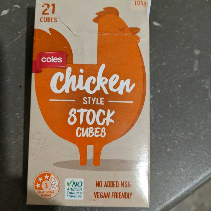 photo of Coles Chicken Style Stock Cubes shared by @kalger on  26 May 2020 - review