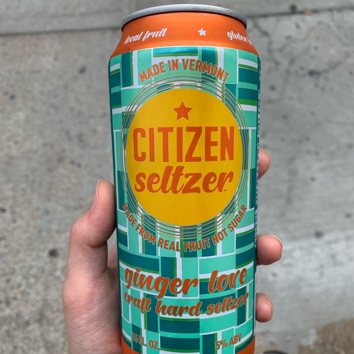 photo of Citizen Cider Ginger Love Craft Hard Seltzer shared by @mellygarv on  05 Nov 2021 - review