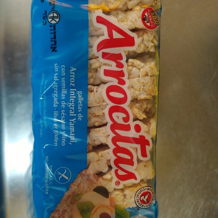 photo of Arrocitas Galletas de Arroz Integral Yamani con Sesamo y Linaza, sin Sal shared by @carolfv on  07 Aug 2021 - review