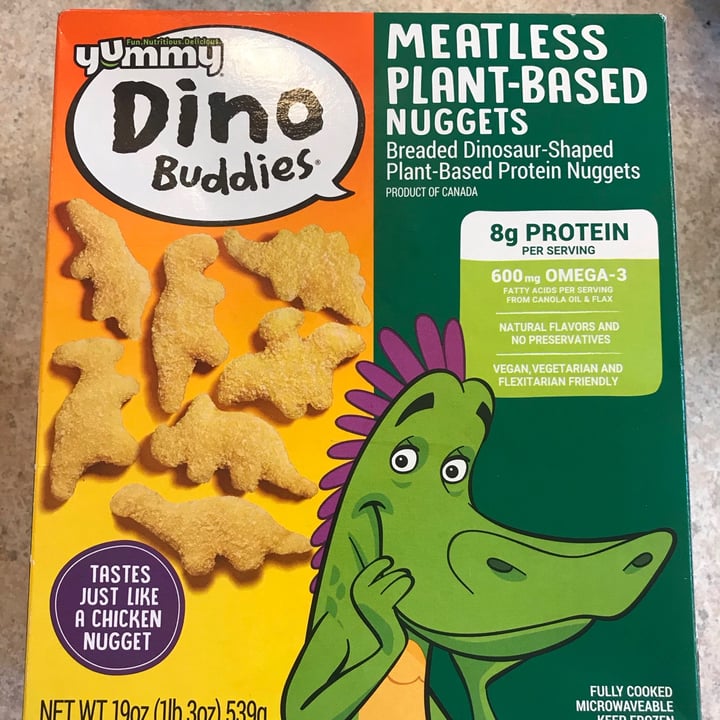 photo of Yummy Dino Buddies Meatless Veggie Nuggets shared by @mallory17 on  14 Nov 2020 - review