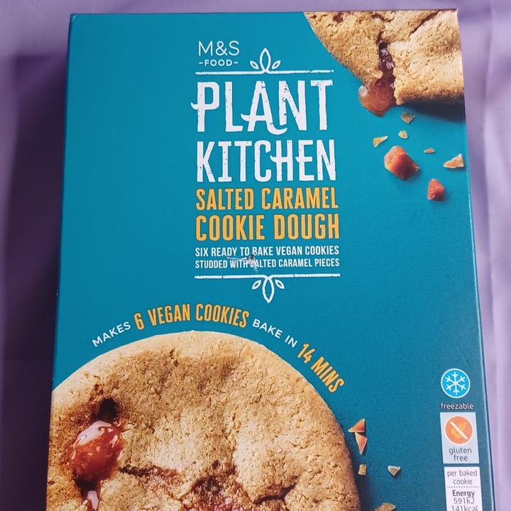 photo of Plant Kitchen (M&S) Salted caramel cookie dough shared by @thornxvx on  07 Dec 2021 - review