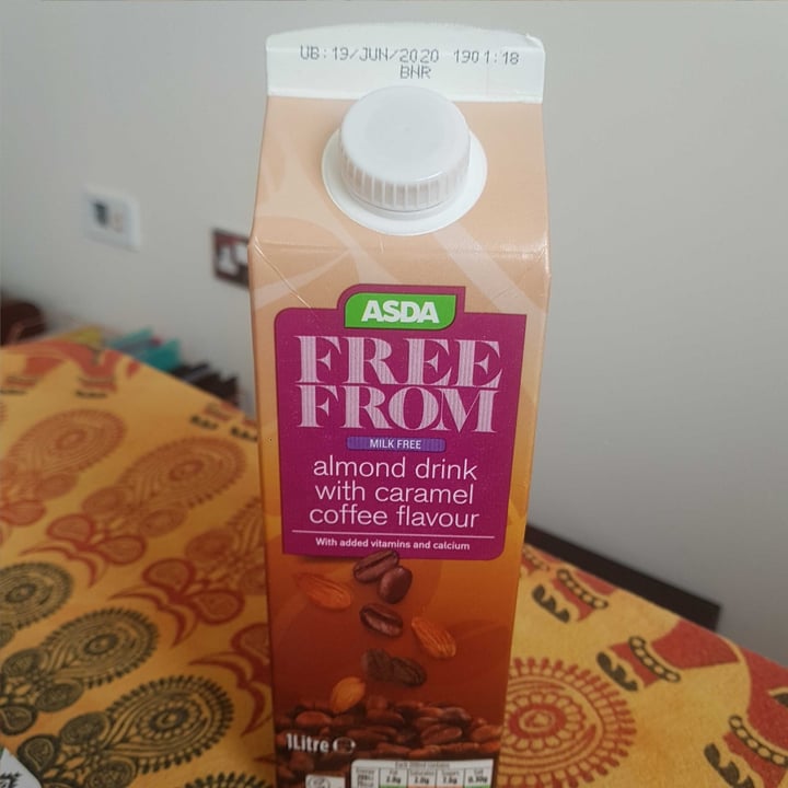 photo of ASDA Free from almond drink with caramel coffee flavour shared by @noanne on  11 May 2020 - review