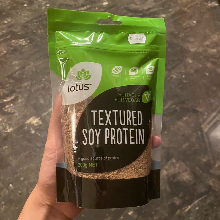 photo of Lotus Pantry Textured Soy Protein shared by @kindr-planet on  04 Mar 2022 - review