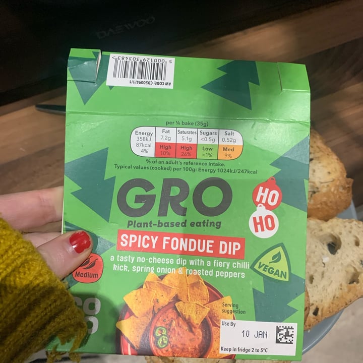 photo of GRO Spicy Fondue Dip shared by @aimeelogue on  30 Jan 2022 - review