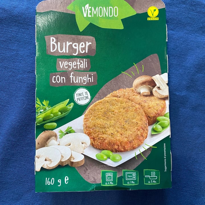 review photo of Vemondo Burger Vegetali con Funghi shared by @dicosta on 01 Mar 2022 - review