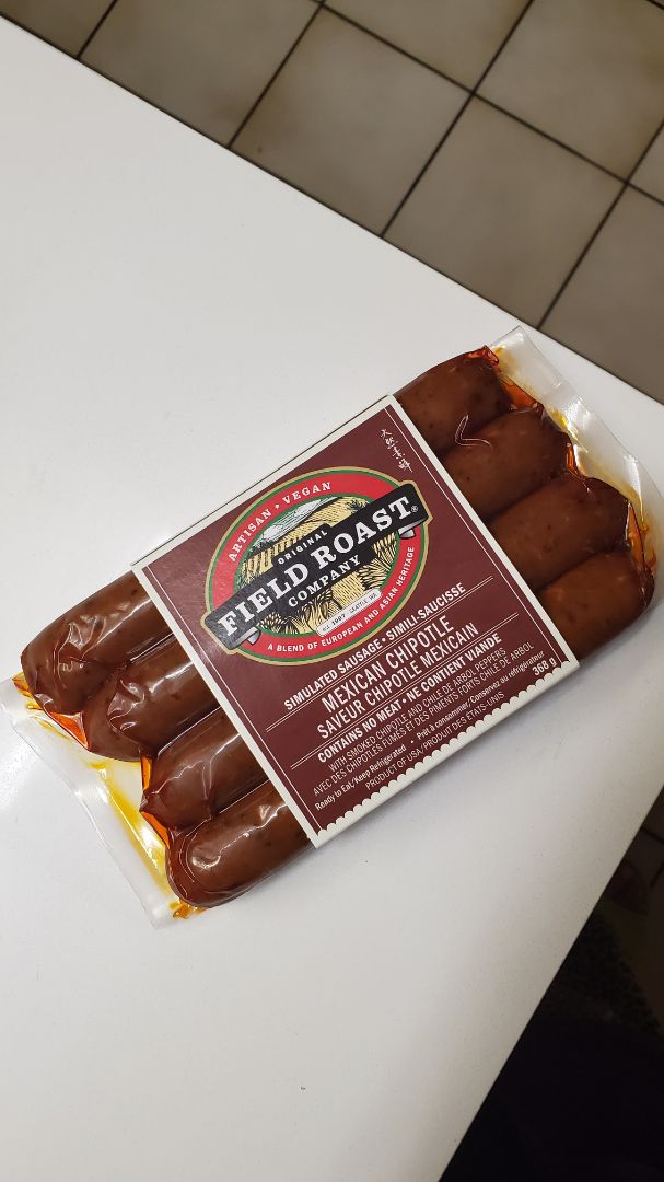 review photo of Field Roast Spicy Mexican Chipotle Sausages shared by @wafflerica on 23 Jan 2020 - review