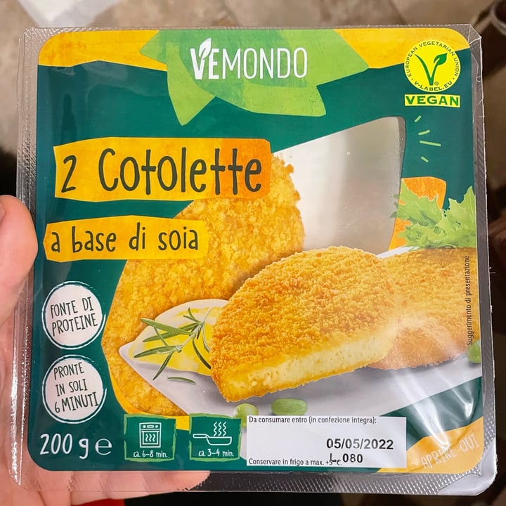 photo of Vemondo 2 Cotolette a Base di Soia shared by @chiarapalarini on  18 Apr 2022 - review