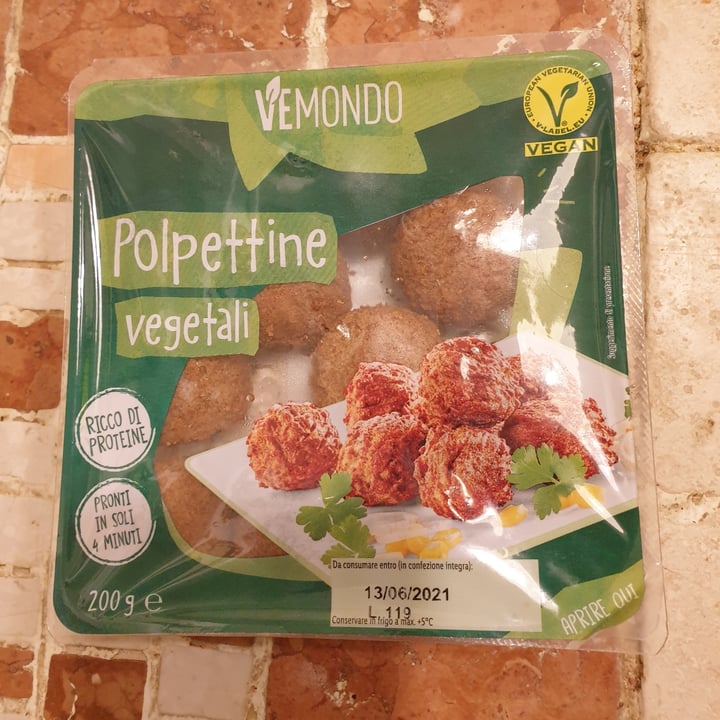 photo of Vemondo Polpettine vegetali shared by @catiaveg on  26 May 2021 - review