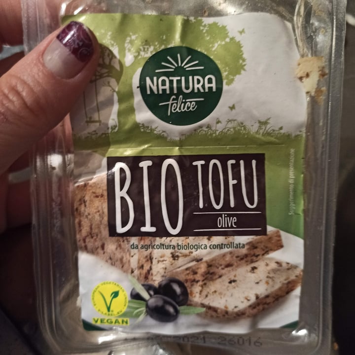 photo of Natura Felice Bio Tofu alle Olive shared by @metalcricia on  03 Mar 2021 - review
